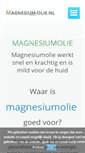 Mobile Screenshot of magnesium-olie.nl